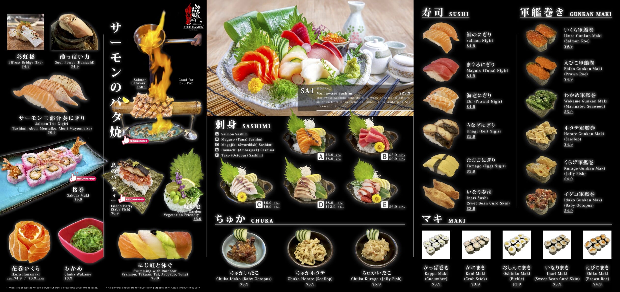 Sushi, Sashimi, Sumiyaki & Alcohol - Menu - 001